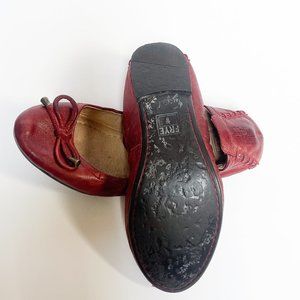 Red/Wine FRYE Ballet Flats Size 8